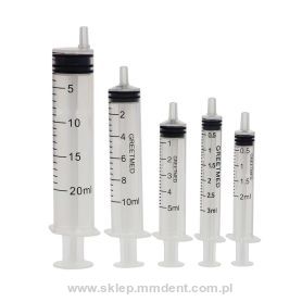 Strzykawki jednorazowe luer lock  100 szt.