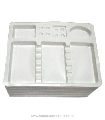 Tacki jednorazowe białe 100 szt.