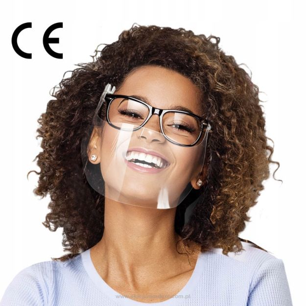 Przyłbica doczepiana do okularów