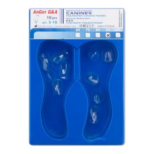 Kształtki poliestrowe AnGer kły 10 szt.