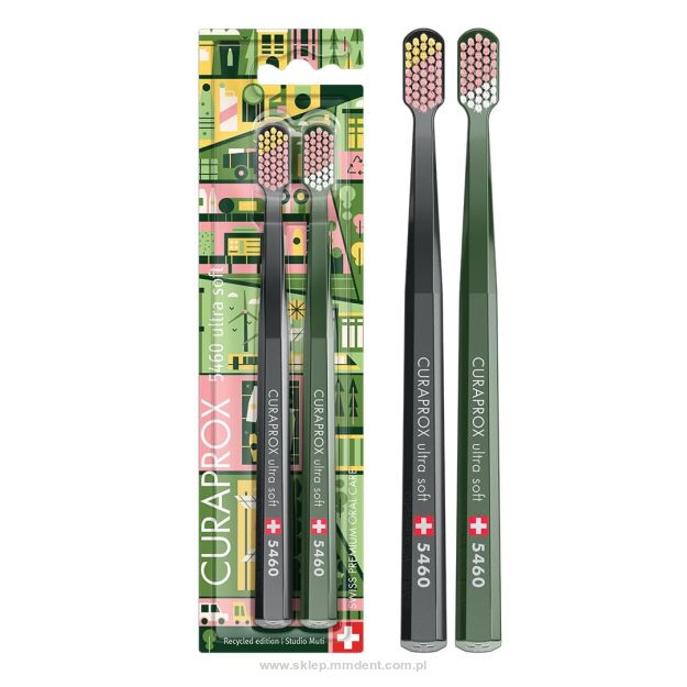 Szczoteczki Duo Curaprox 5460 Recycled Edition