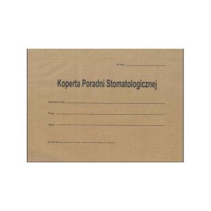 Koperta poradni stomatologicznej 100szt.