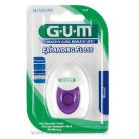 GUM  Expanding Floss nić dentystyczna woskowana 30 m