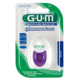 GUM  Expanding Floss nić dentystyczna woskowana 30 m