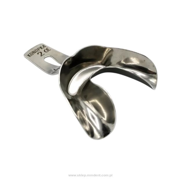 Łyżki wyciskowe pełne do braków częściowych Konopka