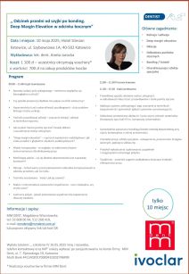 SZKOLENIE „Odcinek przedni od szyjki po bonding. Deep Margin Elevation w odcinku bocznym”