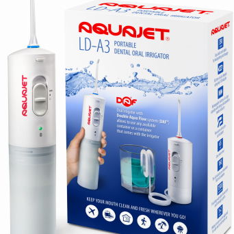 Przenośny irygator z systemem DAF LD-A3, 2 końcówki AQUAJET