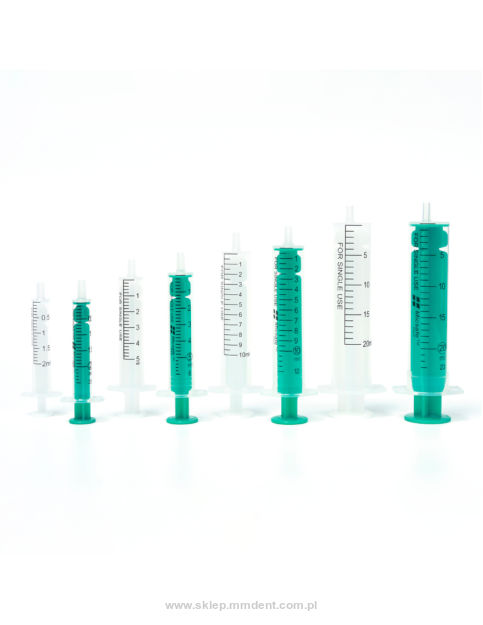 Strzykawki jednorazowe 100 szt. 2 ml