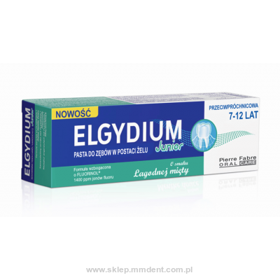 Elgydium pasta dla dzieci 7-12 lat łagodna mięta