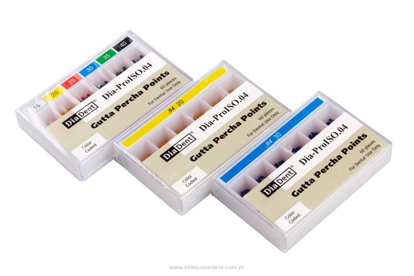 Ćwieki gutaperkowe Diadent 4%