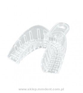 Łyżki plastikowe perforowane