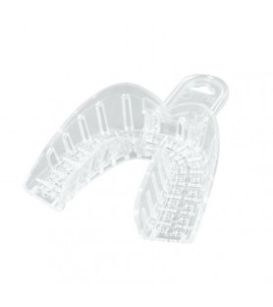 Łyżki plastikowe perforowane