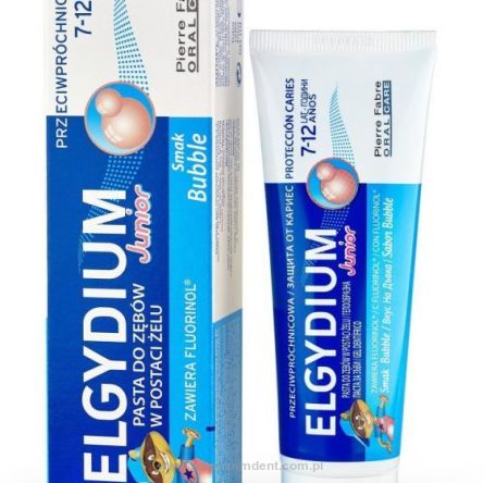 Elgydium pasta dla dzieci 7-12 lat guma balowa