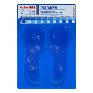 Kształtki poliestrowe AnGer górne siekacze 10 szt.
