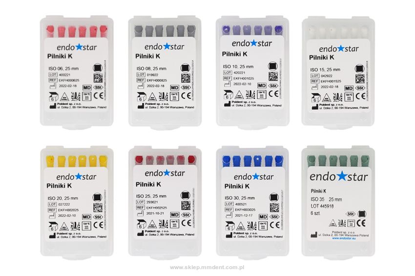 Pilniki K Endostar 25mm