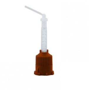 Końcówki mieszające brązowe z dziubkiem 25 szt.