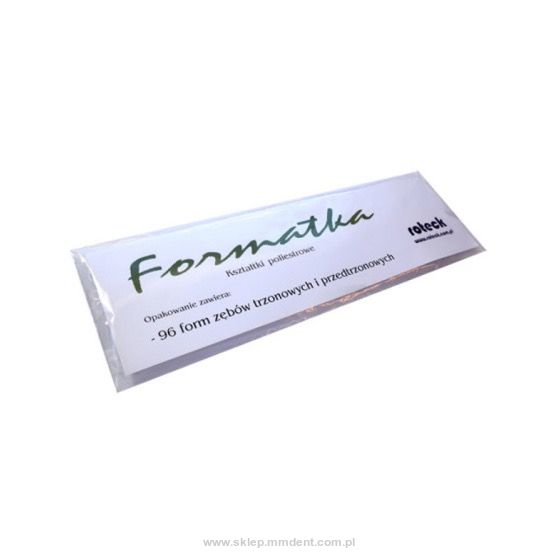 Kształtki poliestrowe białostockie 96 zębów trzonowych i przedtrzonowych