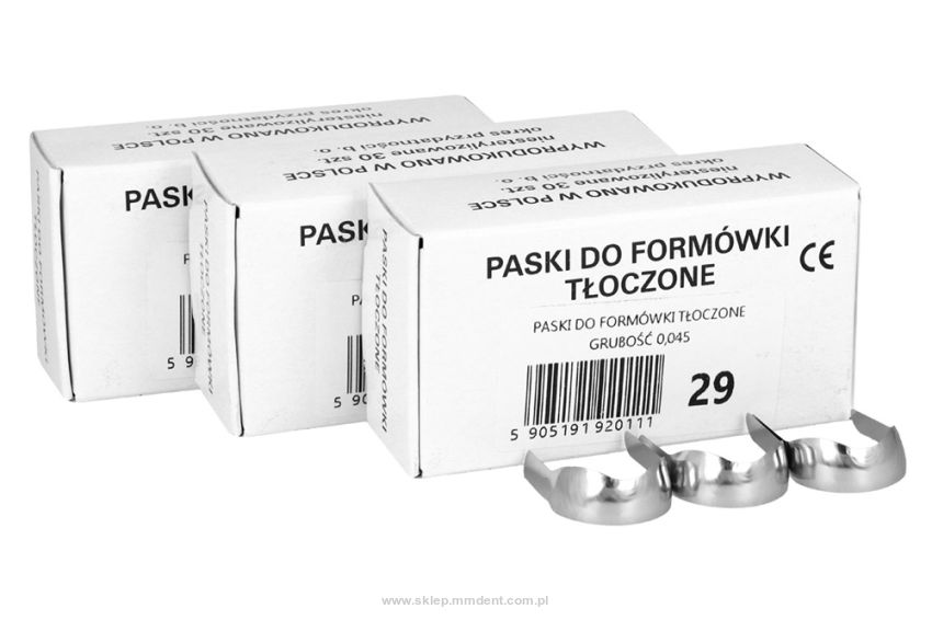 Paski do formówki tłoczone gr. 0,030 Konopka
