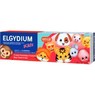 Elgydium pasta dla dzieci  3-6 lat EMOJI Truskawka