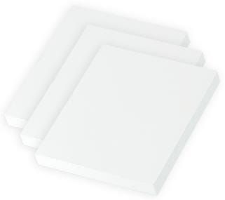 Bloczek do zarabiania papierowy biały 5cm x 6cm 3 szt.