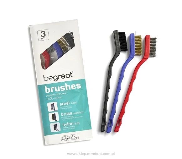 Szczotki do czyszczenia wierteł begreat 3 szt.