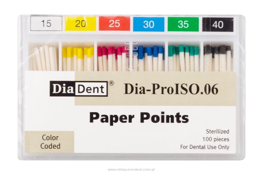 Sączki papierowe Diadent 6%